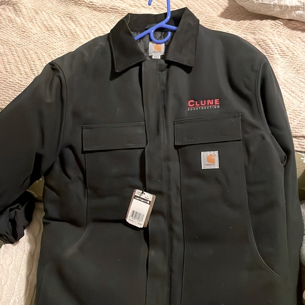 MENS CARHARTT FIRM DUCK INSULATED TRADITIONAL COAT - 3 WARMEST RATING - NWT